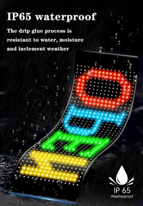 Linh hoạt 7*17.3cm <span class=keywords><strong>Dot</strong></span> <span class=keywords><strong>Matrix</strong></span> <span class=keywords><strong>LED</strong></span> hiển thị <span class=keywords><strong>LED</strong></span> bảng điều chỉnh tin nhắn kỹ thuật số Di chuyển xe <span class=keywords><strong>LED</strong></span> ma trận hiển thị mềm <span class=keywords><strong>LED</strong></span> Đăng Board cho xe tải - Product Image 3