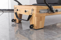 Mini équipement de studio de conception pour enfants, machine de Pilates Reformer en bois d'érable et de chêne, usage commercial