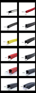 <span class=keywords><strong>Strip</strong></span> karet ekstrusi bersama dengan penguat logam, segel karet pintu jendela mobil Weatherstrip Trim segel - Product Image 5