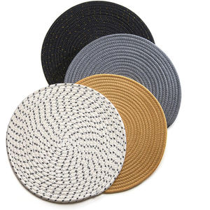 Sets de table en toile de jute ronds imperméables pour mariage pour les paramètres de table modernes - Product Image 2