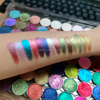 Fards à Paupières Marque Privée 20 Couleurs Duochromes Mats Très Pigmentés, Palette de Maquillage Cosmétique Végane Fards à Paupières de Luxe