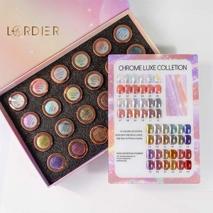 Nuovissima Collezione di Polvere Aurora a 24 Colori Effetto Cromato a Specchio per Decorazione <span class=keywords><strong>Unghie</strong></span> - Product Image 2