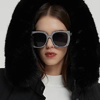 Nouvelles Lunettes de Soleil Bling Bling Personnalisées pour Femmes, Lunettes de Soleil de Vacances Multicolores, Lunettes de Soleil Cat Eye avec Strass