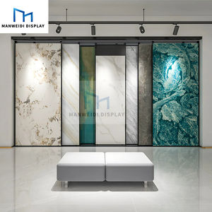 Présentoir coulissant réglable pour carrelage, <span class=keywords><strong>brique</strong></span> Push Custom Marble Tile Quartz Board for Showroom Display Stand - Product Image 3