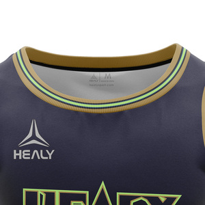 Survêtement de sport unisexe en polyester/coton de haute qualité, séchage rapide, respirant, évacuation de l'humidité, tenue de basket-ball avec logo personnalisé - Product Image 3