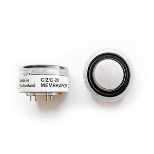 เซ็นเซอร์ตรวจจับก๊าซคลอรีน Membrapor CL2/C CL2/M ช่วงการวัด 0-20ppm สำหรับการบำบัดน้ำประปา การฆ่าเชื้อ และเครื่องวิเคราะห์ก๊าซ ตรวจจับก๊าซคลอรีน CL2 - Product Image 2