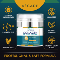 Crème Visage Cosmétique Luxe en Flacon de 50 g, Hydratante, Nourrissante et à l'Acide Hyaluronique, Crème Visage Blanchissante pour Hommes