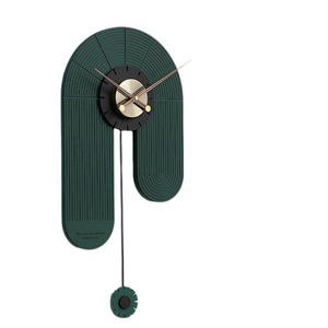 Dynamic Swing Wall <b>Clock</b> Gray Irregular Shape Silent <b>Battery</b> Powered Home Decor Art Piece - Product Image 5