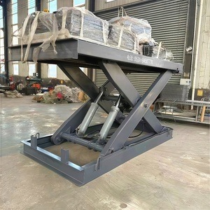 Plataforma Elevadora de Tijera Hidráulica Fija de Alta Calidad con Plataforma Giratoria en el Suelo, Capacidad de 1000 kg, Plataforma Elevadora de Tijera Eléctrica Vertical - Product Image 4