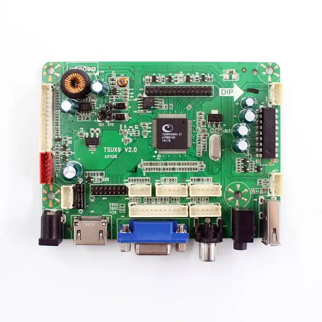 Universal TSUX9 TV Lcd Controller Board Usb Upgrade Firmware  Bnc Vga Av Audio Signal Input Support 1920x1080 Tv Board