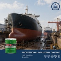 Revêtement liquide mat en résine de caoutchouc chloré Wolong pour la protection anticorrosion, résistant aux eaux salées, application au pinceau, au truelle ou au pulvérisateur