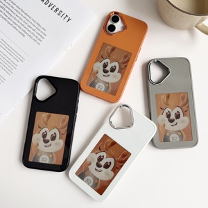 Coque de téléphone DIY pour <span class=keywords><strong>iPhone</strong></span> 17 avec fonction de projection d'écran intelligent NFC, affichage d'images, couverture intégrale avec protection d'écran - Product Image 1