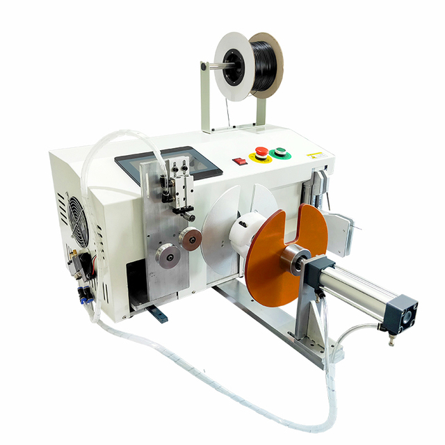 Automatic Cable Coiling Winding Machine for Cut and Twist Automatically Wires Counting Meter