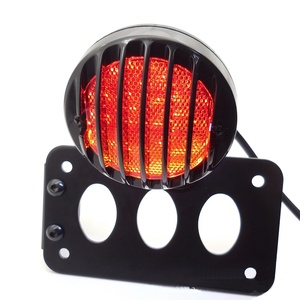 Luz Trasera de Motocicleta de 12 V, Soporte para Placa de Matrícula, Luz de Freno Trasera para Harley Choppers Sportster Bobber <span class=keywords><strong>Cafe</strong></span> <span class=keywords><strong>Racer</strong></span> - Product Image 5