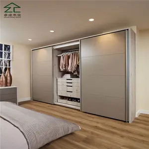 Massello di Rovere Mobili Armadio camera da letto moderna insiemi di legno almirah disegni foto in camera da letto della parete