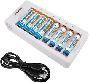 Opus BT-C700 NiCd NiMh LCD Digital Intelligent AAA 16340 RCR123 14500 AA Battery Charger Updated From BM110 EU Adapter