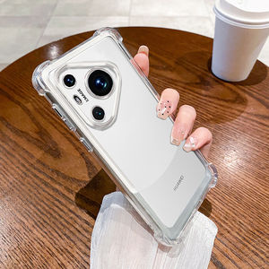 Placage de luxe antichoc armure étui transparent pour Huawei P70 <span class=keywords><strong>Pro</strong></span> Mate60 50 40 Magic6 5 4 <span class=keywords><strong>Pro</strong></span> quatre coins caméra verre - Product Image 5