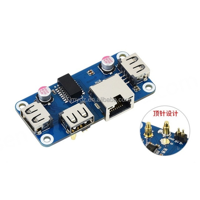 Raspberry Pi ZERO 100Mbps Ethernet Port Module USB Hub Expansion Board USB HUB Interface