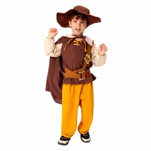 Costume médiéval européen pour enfants, tenue de spectacle pour garçons et filles, vêtements ethniques rétro ZSN21 - Product Image 3