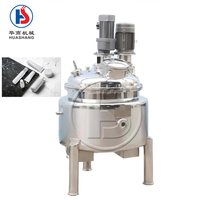 Cuve de réaction industrielle en acier inoxydable à double enveloppe avec agitateur et chauffage électrique