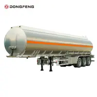 Semirimorchio cisterna carburante a 3 assi ADR e DOT autocisterna standard in lega di alluminio