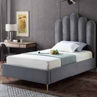 Lit Bulle Populaire et Élégant en Bois Massif pour Chambre à Coucher, Idéal Appartement, Hôtel, Chambre Principale, Taille Queen