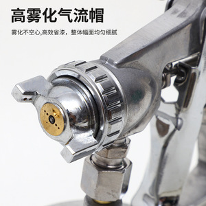 Pistola de pulverización manual Pq-2 con vaso de 16 oz, herramienta neumática de aerógrafo para pintar automóviles, muebles y uso en talleres. - Product Image 4