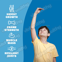 Supplément de croissance et de développement naturels de pastèque pour enfants et adolescents approuvé par les pédiatres Vitamine Calcium Force osseuse
