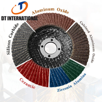 Disk Pengamplasan Gaya Korea dengan Flap Disk, Grit 60/80/120/240/320, Aluminium Oksida, Diameter 4 Inci, untuk Pemolesan Logam, OEM/ODM/OBM, Peralatan Abrasif