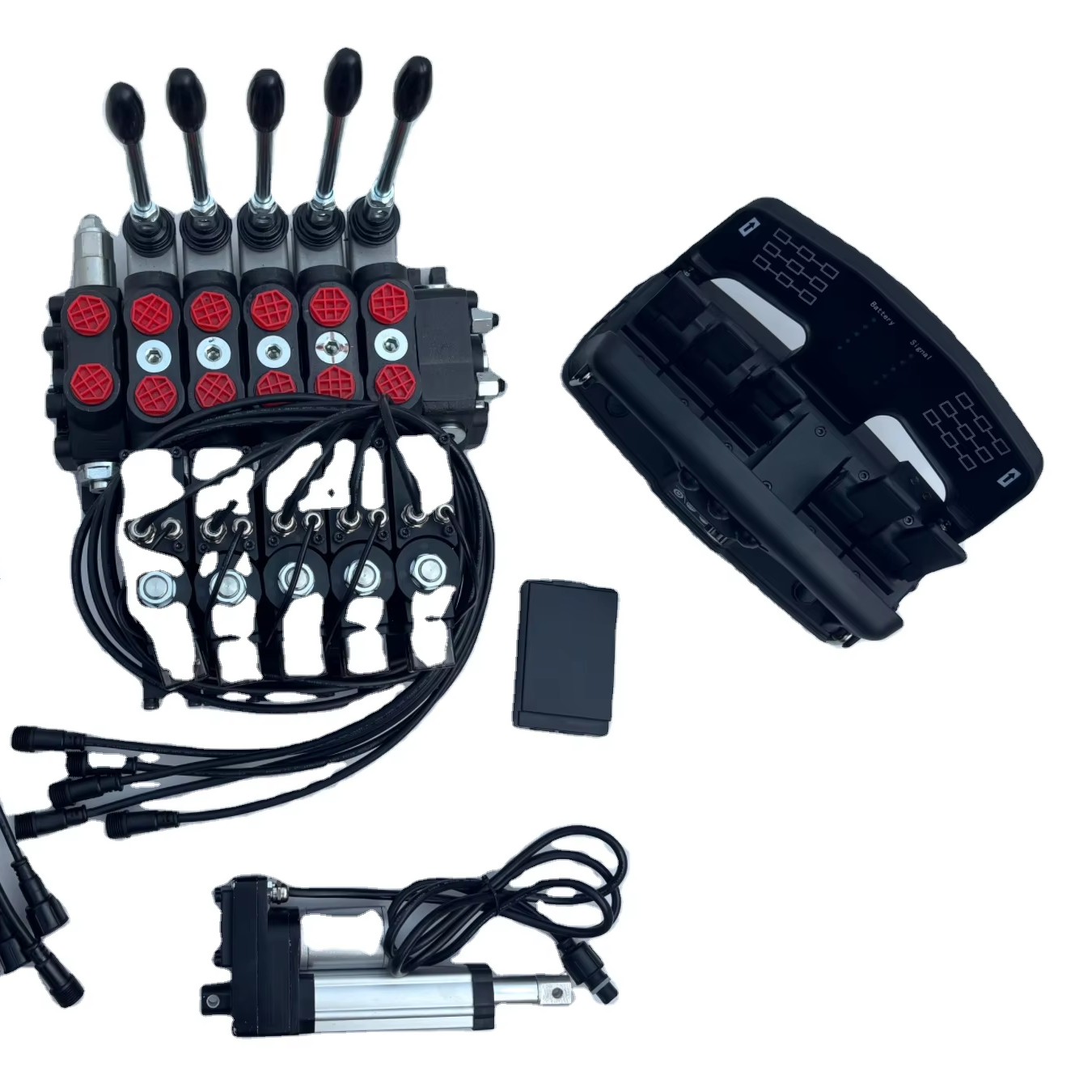 5-Channel <strong>Wireless</strong> <strong>Remote</strong> <strong>Controller</strong> with Joystick and <strong>Hydraulic</strong> Valve Configuration (with Electromagnetic Clutch)