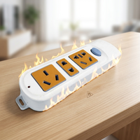Autocollant anti-incendie microcapsule pour prises et barrettes, éteint automatiquement les incendies initiaux dans les cuisines, les chambres, les bureaux