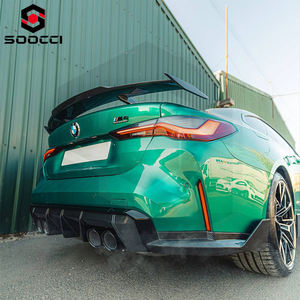 أجنحة خلفية من ألياف الكربون الجافة بتصميم MP لسيارات BMW M3 G80 G81 وM4 G82 G83، جناح خلفي وناشر هواء لصدام <span class=keywords><strong>M</strong></span> Performance - Product Image 5