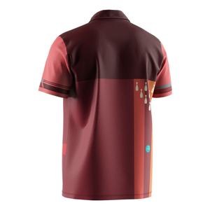 Camiseta de Golf de Poliéster de Secado Rápido con Botones, Camiseta Sublimada para Hombre, Polo - Product Image 2