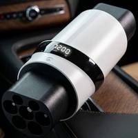 Solution de recharge pour véhicules électriques : Adaptateur portable monophasé 32A 7kW Type 2 vers GB/T pour voitures chinoises (OEM/ODM)