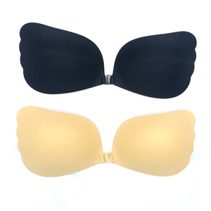 Soutien-gorge invisible push-up sans bretelles, auto-adhésif, en silicone respirant et écologique, couleur chair/<span class=keywords><strong>noir</strong></span>, pour mariage ou soirée - Product Image 1