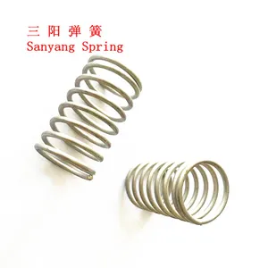 Kustom Produsen Helical Besar Spiral Tahan Panas Stainless Steel SS Tugas Berat Coil Kompresi Musim Semi