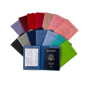 OEM/ODM дизайнерская многоцветная оптовая продажа Обложка для паспорта из искусственной кожи