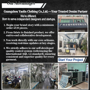 Jeans Denim Neri Baggy Personalizzati con Bottoni e Ricami Sashiko, Modello Dritto e Impilato, Stile Casual <span class=keywords><strong>Boyfriend</strong></span>, 100% Cotone, Primavera Estate - Product Image 5