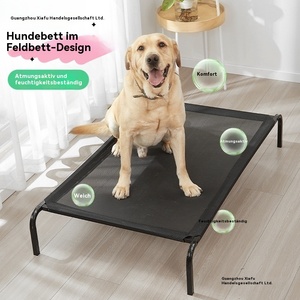 Luxe rechthoekige draagbare koelmat van mesh voor grote honden, binnen/buiten, kauwbestendig, heavy-duty, ademend, zomer/winter hondenbed - Product Image 2