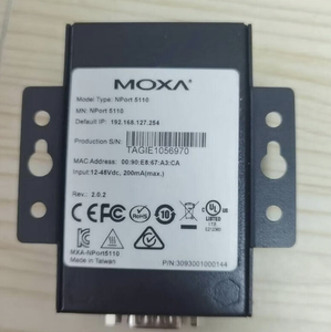 Serveur de périphériques série MT-NPort 5110, nouvelle marque, 1 port RS-232, convertisseur Ethernet 10/100 Mbps pour systèmes d'automatisation industrielle - Product Image 4