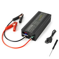 Chargeur de batterie LiFePO4 12V Kunavaro 60A à charge rapide, adaptateur AC 100-240V, DC 0-15V 0-60A réglable, fabriqué en Chine