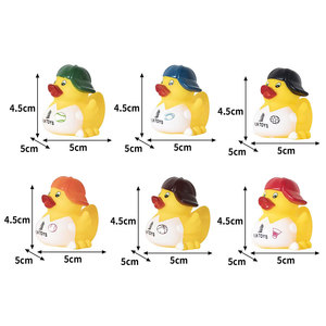 Confezione da 6 Paperelle Giocattolo in Vinile per il Bagnetto del Bambino - Product Image 5