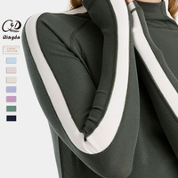 Vêtements d'équitation pour femmes : Chemise respirante à col montant et volants, fermeture éclair quart de tour, sous-couche pour l'équitation