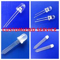 Diode LED 5mm GRBW, forme diffuse, couleur blanche naturelle, contrôle de la couleur, changement de couleur, couleur de rêve, DIP F5, trou traversant, 0,2W
