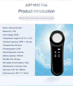 Cold & Hot Facial Beauty Instrument Hauts traffungs massage gerät Hautermüdungs-Entlastungs gerät Gesichts verjüngung gerät - Product Image 4