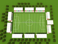 Structure de Toit de Tente en Membrane pour Tribune Extérieure 2025, Architecture de Protection Solaire Extérieure pour Événements