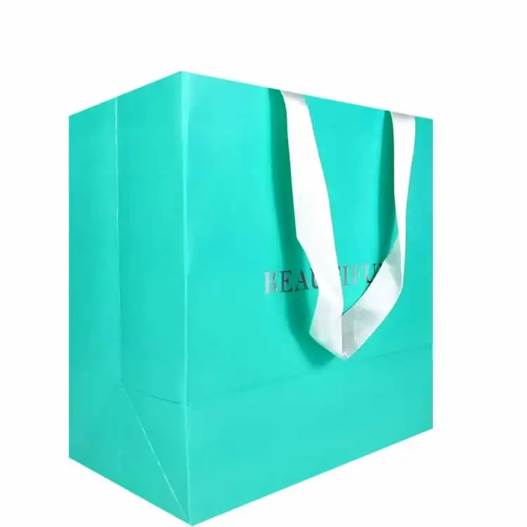 Bolsa de papel Euro de lujo con logotipo personalizado impreso, bolsa de regalo boutique, bolsa de compras con logotipos, bolsas de papel con su logotipo
