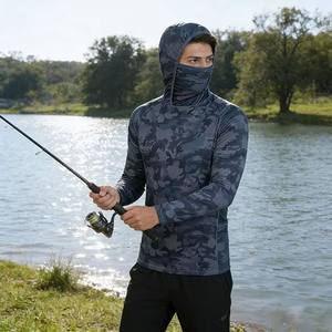Vêtements de pêche haut de gamme, jersey de performance, sweat à capuche anti-UV, protection faciale, maille imperméable, protection contre le soleil et les insectes, pêche en plein air haut de gamme - Product Image 6