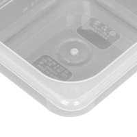 Haute qualité PP 1/6 approbation restauration Restaurant ustensiles de cuisine en plastique transparent Gastronorm conteneur alimentaire Pan Gn Pan pour la maison hôtel