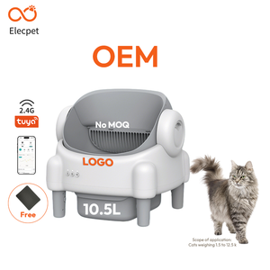 Litière automatique intelligente autonettoyante Elecpet 2025 avec application, contrôle électrique des odeurs, faible bruit pour chats, usage domestique - Product Image 1